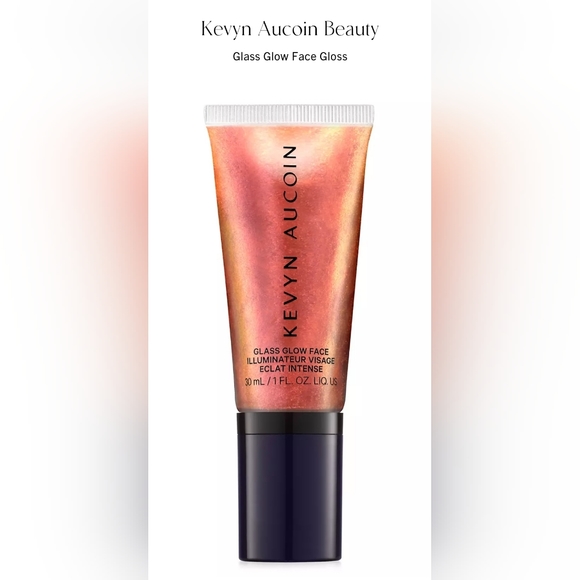 *NIB* KEVYN AUCOIN Glass Glow Face Gloss - Cosmic Flame - Multi-purpose Glow-gel - Picture 2 of 10
